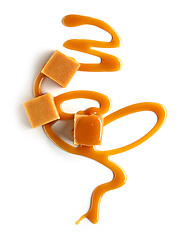 Image showing composition of caramel candies