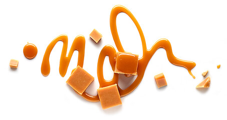 Image showing composition of caramel candies