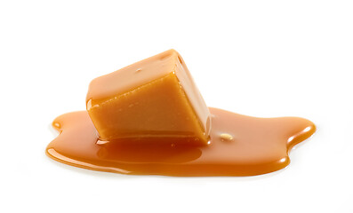 Image showing melted caramel candy