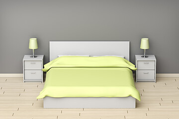 Image showing Modern bedroom interior
