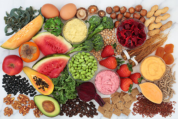 Image showing Health Food for Energy Vitality and Fitness