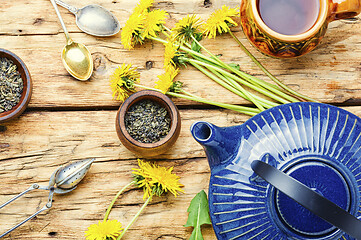 Image showing Dandelion herbal tea