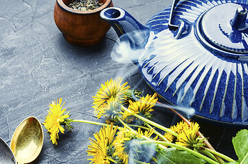 Image showing Dandelion herbal tea