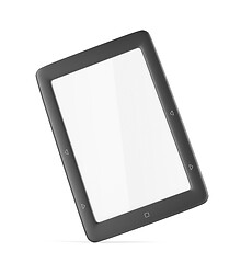 Image showing E-book reader with blank display