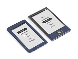 Image showing E-book readers with different designs