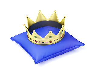 Image showing Royal gold crown