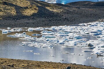 Image showing Glacial lake in Iceland