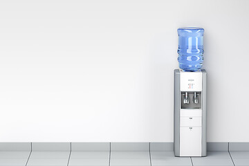 Image showing Water dispenser in the room