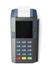 Image showing Credit card reader, top view