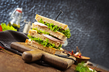 Image showing sandwiches