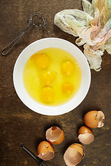 Image showing chicken eggs