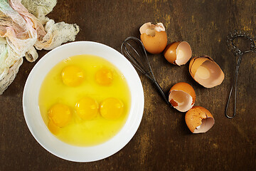 Image showing chicken eggs