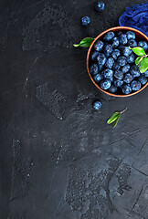 Image showing fresh blueberry