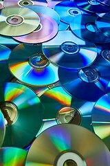 Image showing CD shiny background