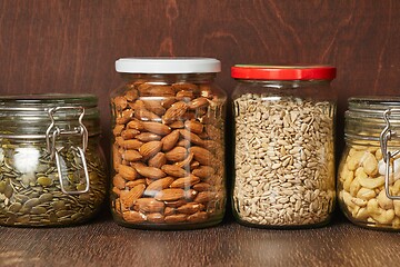 Image showing Mix of nuts and seeds