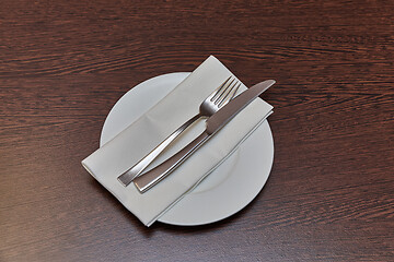 Image showing Cutlery on a teble