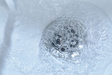 Image showing Bathroom sink drain