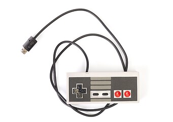 Image showing Old console gaming controller