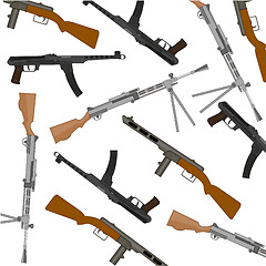 Image showing Soviet weapon of the great domestic war pattern