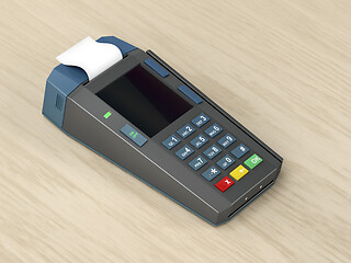 Image showing Credit card terminal