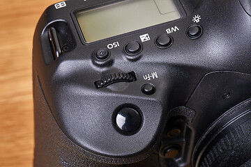 Image showing DSLR camera detail