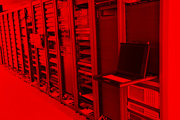 Image showing network server room