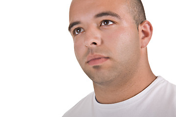 Image showing Pensive Young Man