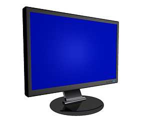 Image showing Monitor with Blank Screen