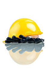 Image showing Construction Hat and Gloves