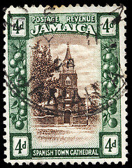 Image showing Spanish Town Cathedral stamp