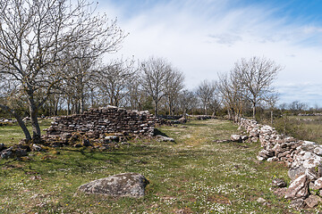 Image showing Abandoned remote old village