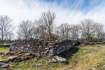 Image showing Ancient ruins of a house