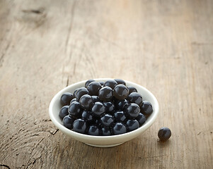 Image showing black tapioca pearls for bubble tea