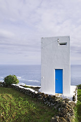 Image showing Whale watch tower in Pico, Azores