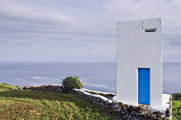 Image showing Whale watch tower in Pico, Azores