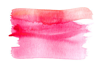 Image showing watercolor paint on white background