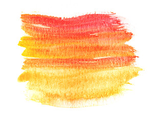 Image showing watercolor paint on white background
