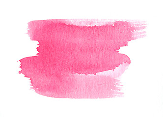 Image showing watercolor paint on white background