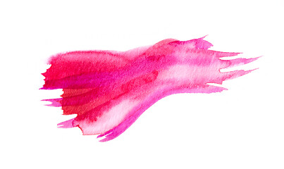 Image showing watercolor paint on white background