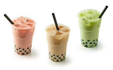 Image showing iced bubble tea