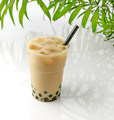 Image showing iced bubble tea