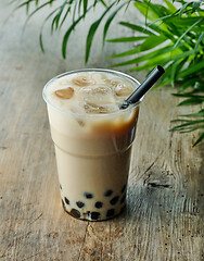 Image showing iced bubble tea