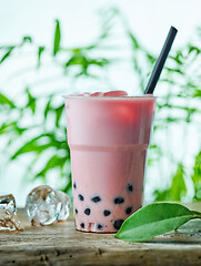 Image showing iced bubble tea