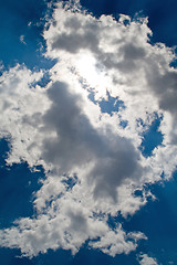 Image showing sky and clouds background 