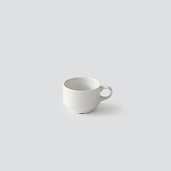 Image showing empty white coffee cup