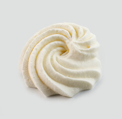 Image showing whipped cream on light grey background