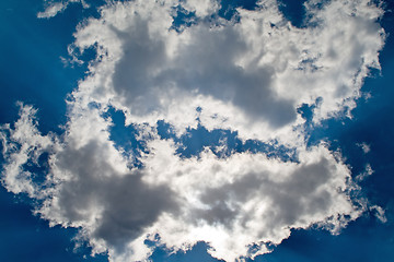 Image showing sky and clouds background 2