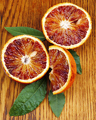 Image showing Ripe Blood Oranges