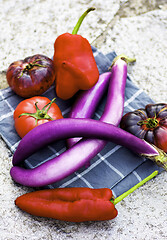 Image showing Ripe Colorful Vegetables