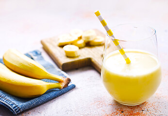 Image showing banana smoothie
